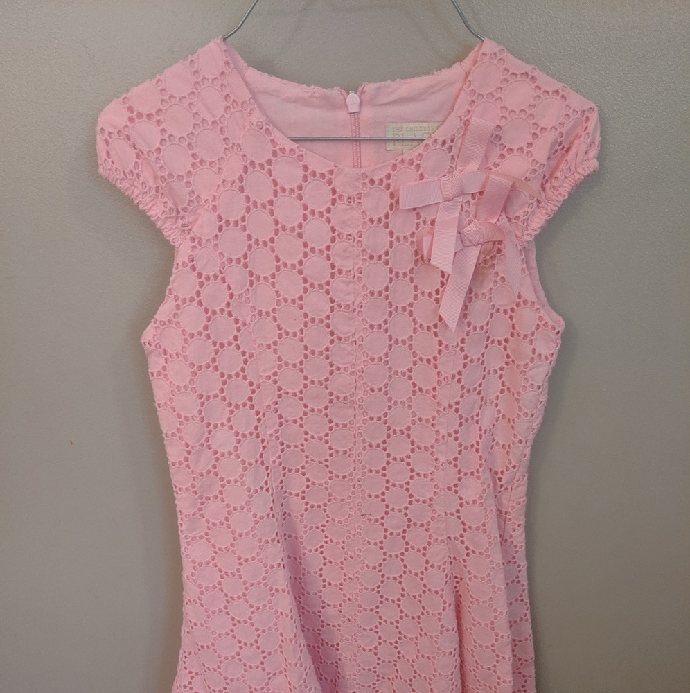 Children's place pink girls dress sz 10